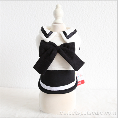 Black White Dog Student Pareja Traje Pet Vestido